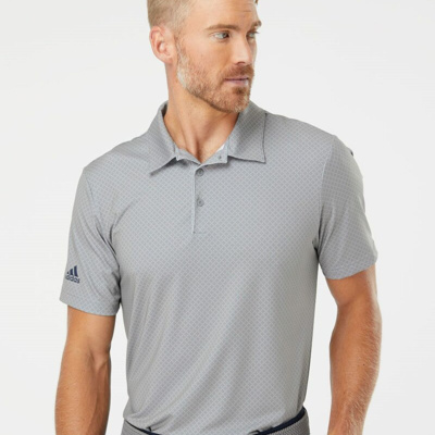Men's Ultimate365 Diamond Dot Print Polo Thumbnail