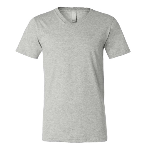 Unisex Heather CVC V-Neck Tee Thumbnail