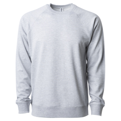Unisex Icon Lightweight Loopback Terry Crewneck Sweatshirt Thumbnail