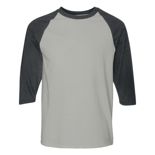 Unisex Heavy Cotton™ Raglan Three-Quarter Sleeve T-Shirt Thumbnail