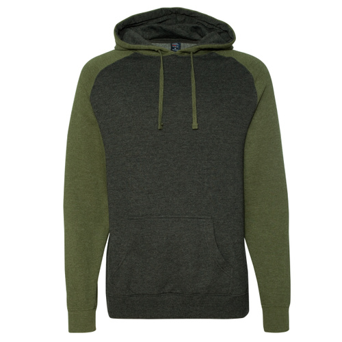 Unisex Raglan Hooded Sweatshirt Thumbnail