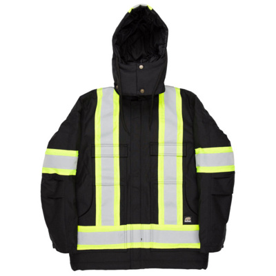 Men's Safety Striped Arctic Insulated Chore Coat Thumbnail