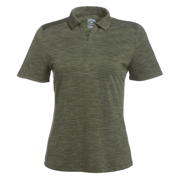 CALLAWAY BROKEN STRIPE TEXTURE LADIES' POLO Thumbnail