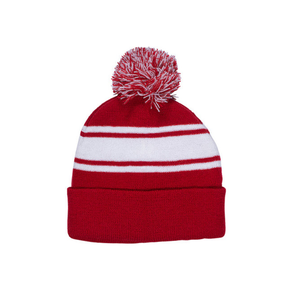Knit Beanie With Pom Pom Thumbnail