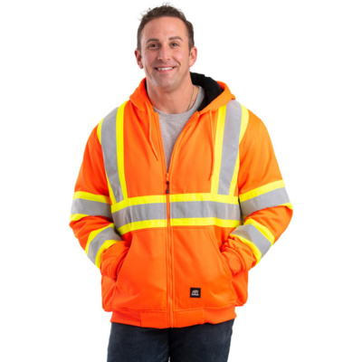 Men's Safety Striped Therman Lined Sweatshirt Thumbnail