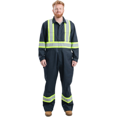 Men's Safety Striped Gasket Unlined Coverall Thumbnail
