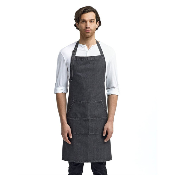 Jeans Stitch Denim Bib Apron Thumbnail