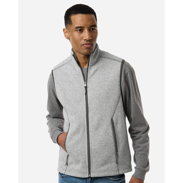 Men's Jasper Jacquard Fleece Vest Thumbnail
