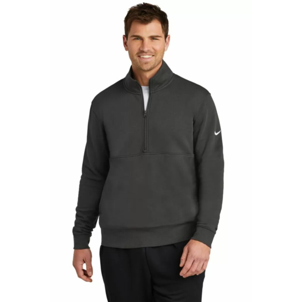 NIKE CLUB FLEECE SLEEVE SWOOSH 1/2 ZIP Thumbnail