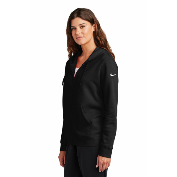 NIKE CLUB FLEECE SLEEVE SWOOSH LADIES' FULL ZIP HOODIE Thumbnail