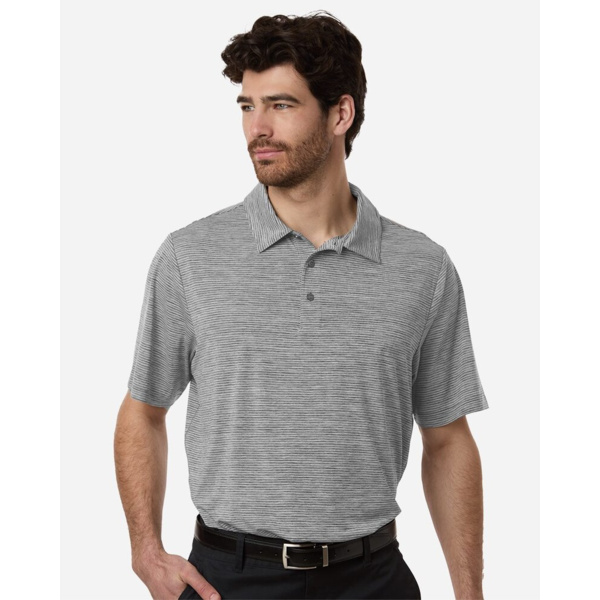 Men's Relay Heathered Stripe Polo Thumbnail