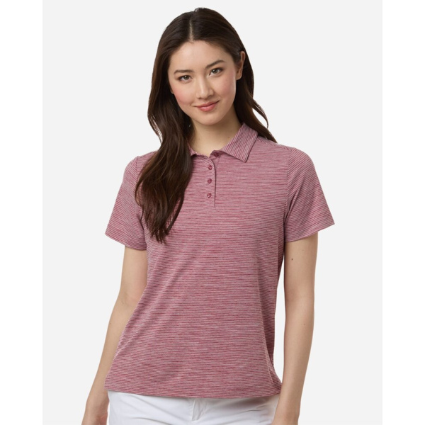 Women's Relay Heathered Stripe Polo Thumbnail
