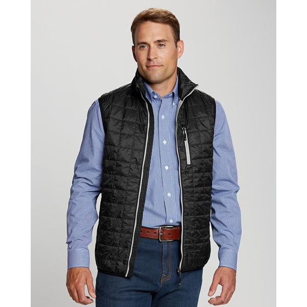 Cutter & Buck Rainier PrimaLoft® Mens Big and Tall Eco Insulated Full Zip Puffer Vest Thumbnail