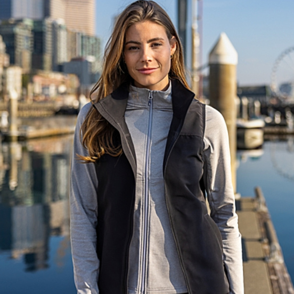 Cutter & Buck Charter Eco Recycled Full-Zip Womens Vest Thumbnail