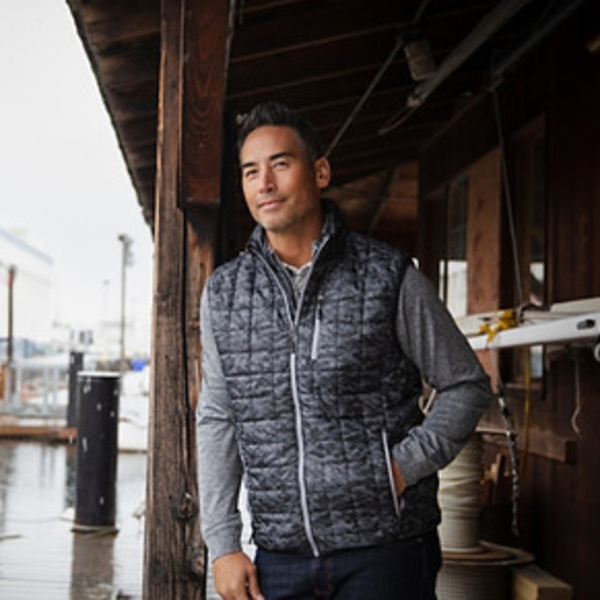 Rainier PrimaLoft® Eco Insulated Full Zip Printed Men's Puffer Vest Thumbnail