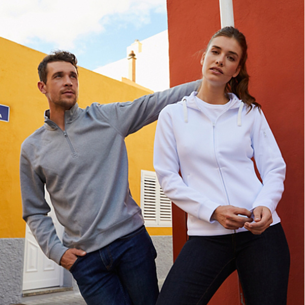 Clique Lift Eco Performance Half Zip Unisex Pullover Thumbnail