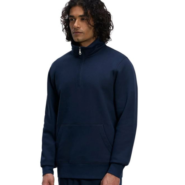 1/4 Zip Sweatshirt w/ Pouch Pocket Thumbnail