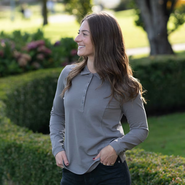 Stormtech Women's Nevada L/S Micro Pique Polo Thumbnail