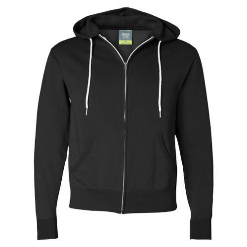Unisex Lightweight Full-Zip Hooded Sweatshirt Thumbnail