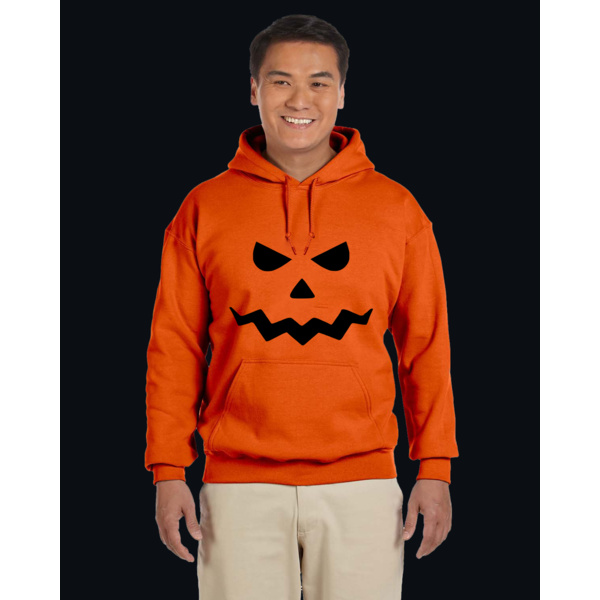 Halloween Pumpkin Unisex Adult Hoodie Thumbnail