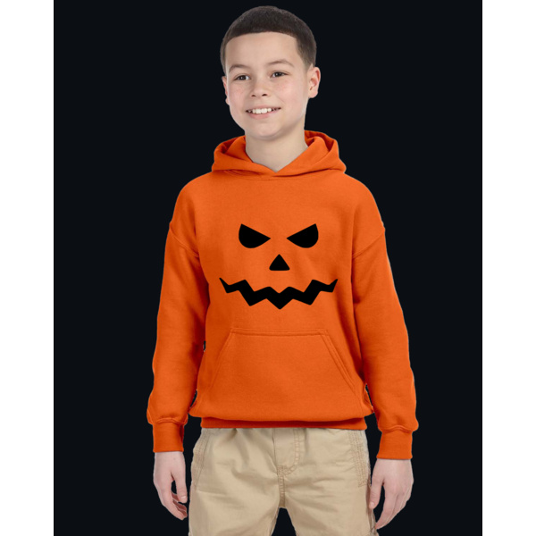 Halloween Pumpkin Unisex Youth Hoodie Thumbnail
