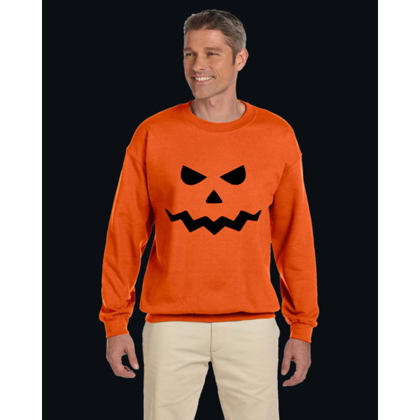 Halloween Pumpkin Unisex Adult Sweatshirt Thumbnail