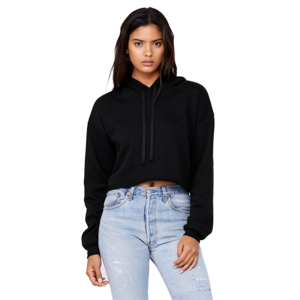 Women's Crop Fleece Hoodie Thumbnail