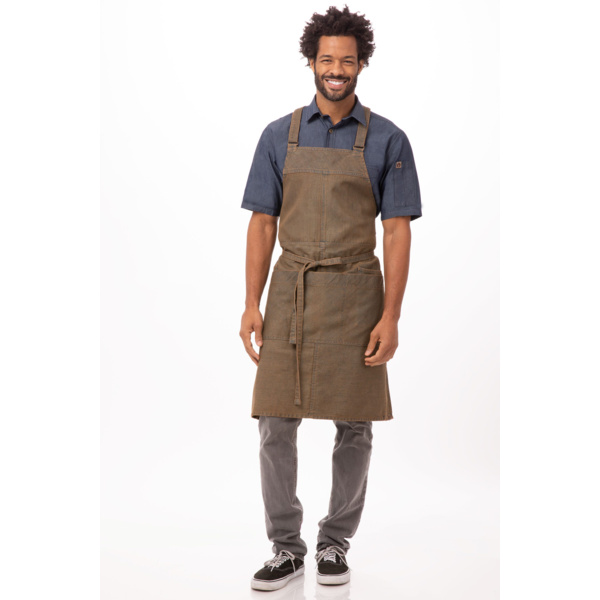 Uptown Cross-Back Bib Apron Thumbnail