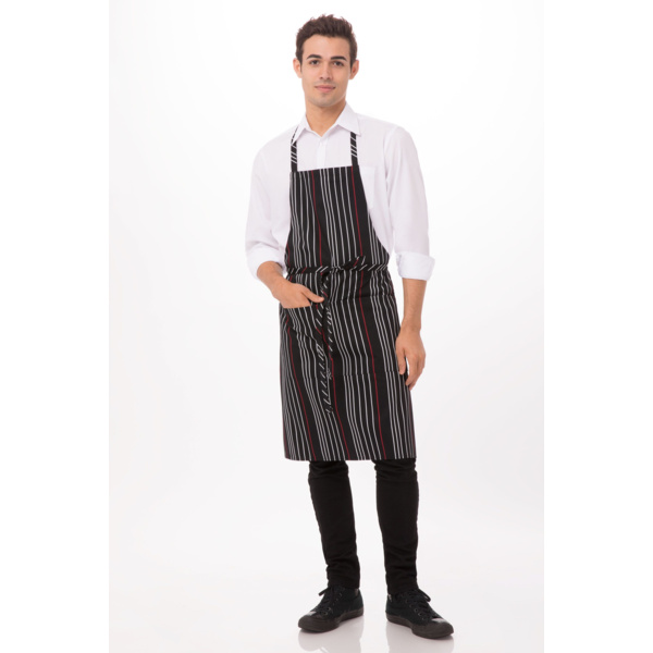 Striped Bib Apron Thumbnail