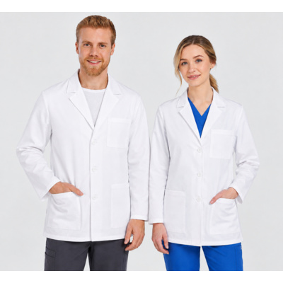 Unisex Half Length Lab Coat Thumbnail